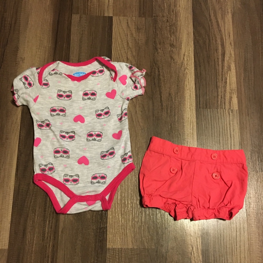Onesie and shorts